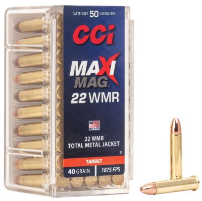 22WMR CCI Maxi Mag TMJ 50kpl