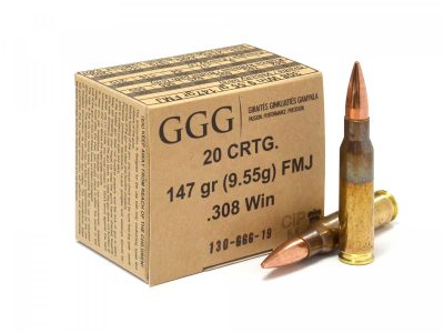 GGG .308 Win 9.55g FMJ 100kpl