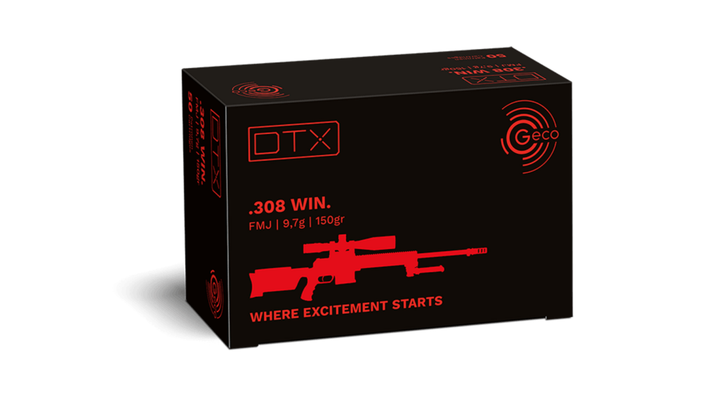 Geco .308 Win DTX 9.7g FMJ