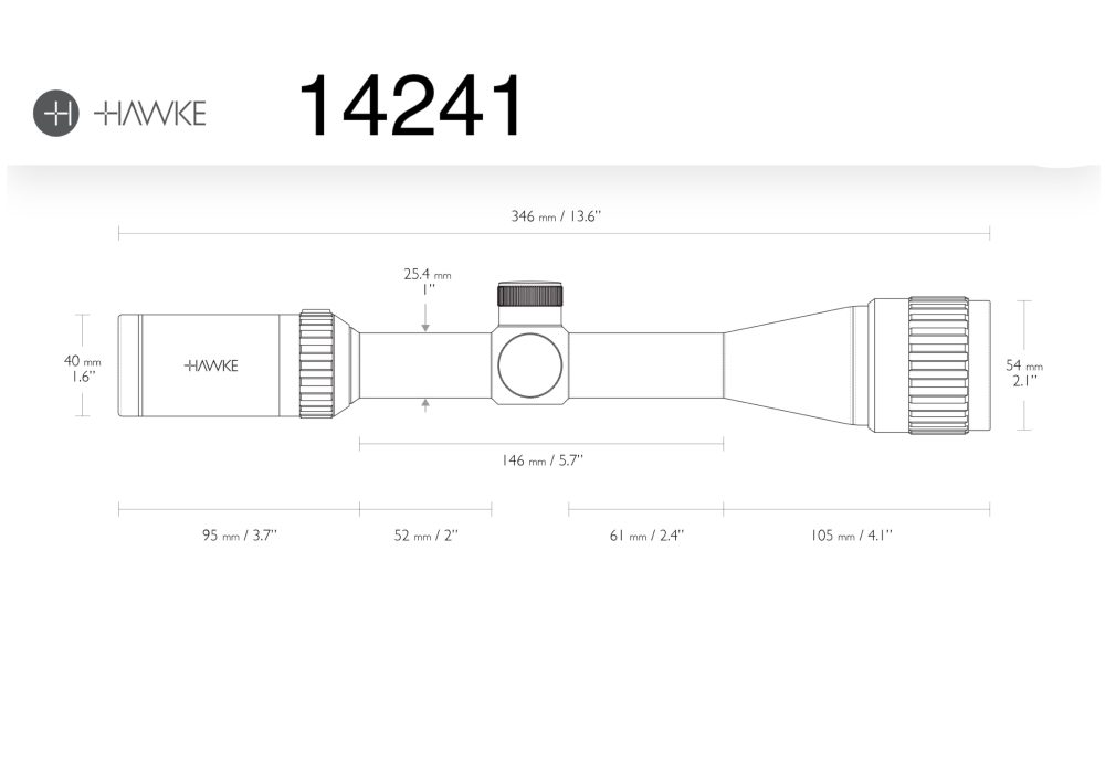 Hawke Vantage IR 4-12x40 .17 HMR - Image 4