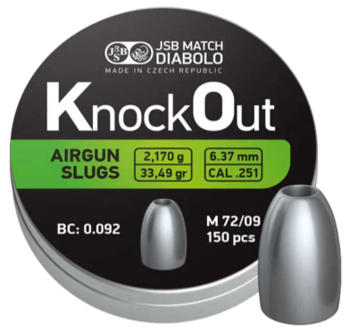 JSB  Knock out 6,35mm 2.170g 150kpl
