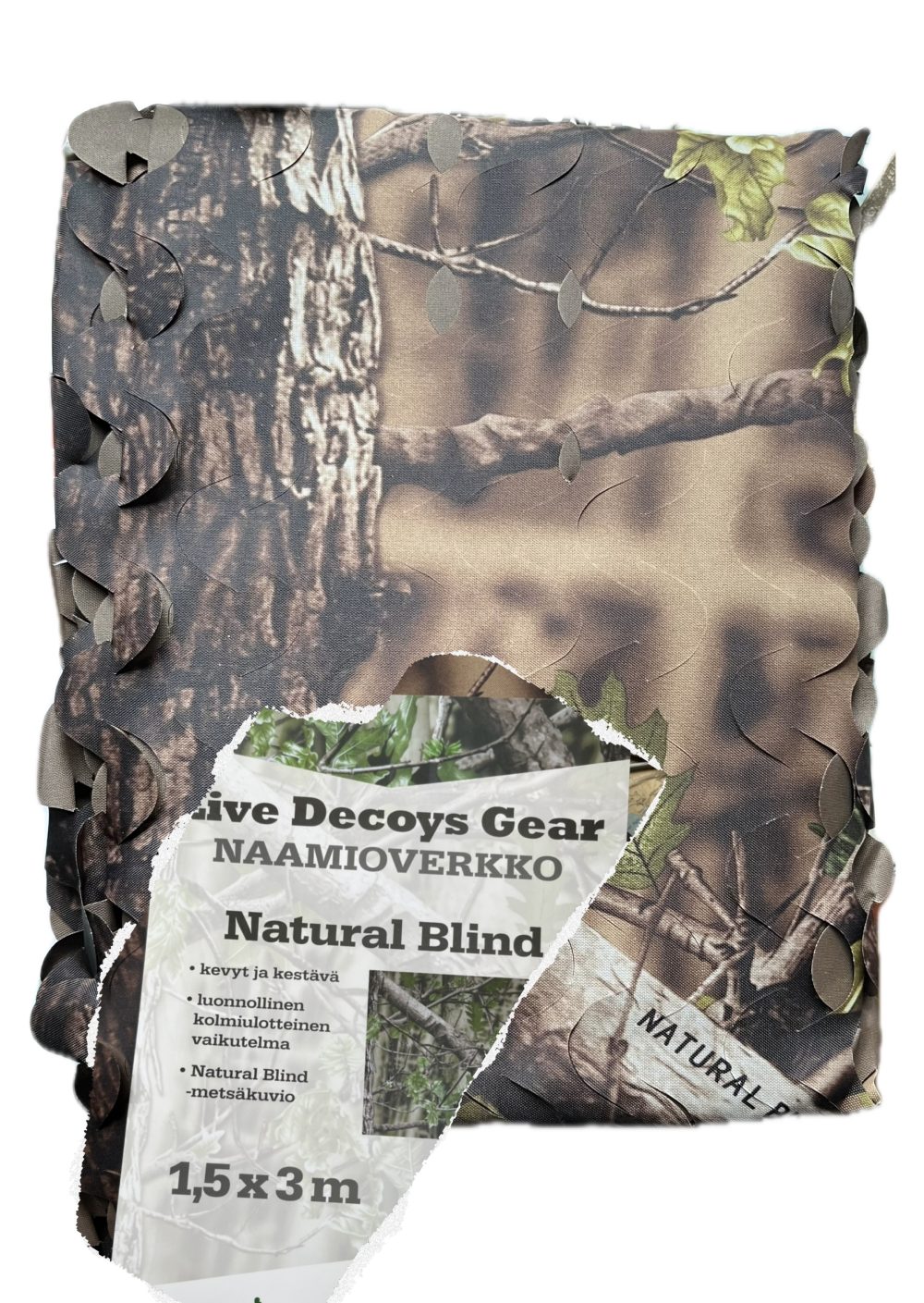 Naamioverkko 1,5x3m Natural Blind-Metsäkuvio