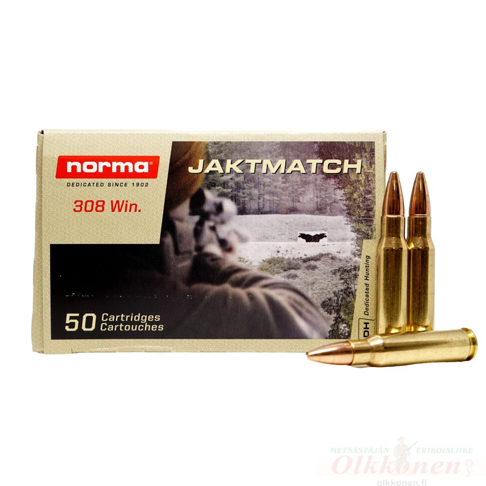 Norma .308 Win Jaktmatch 9.7g FMJ