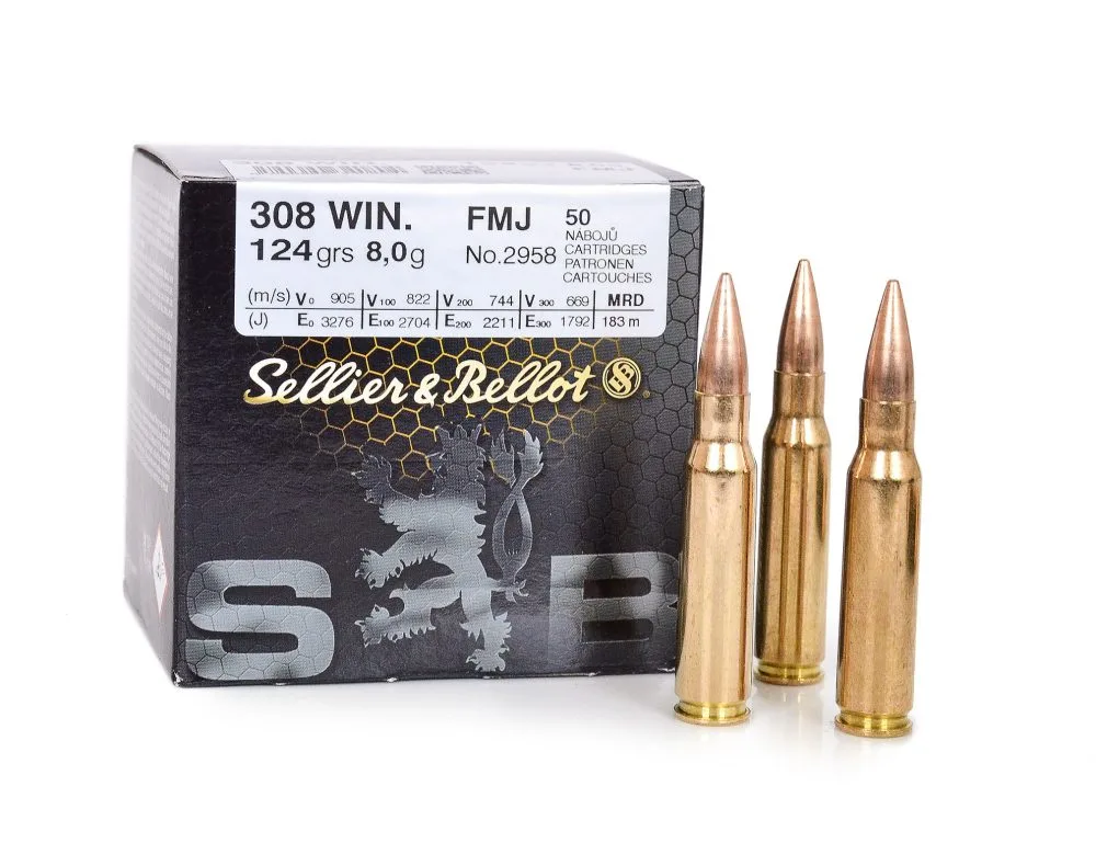 S&B .308 Win 8g FMJ