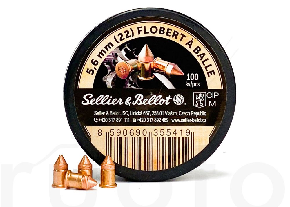 22 Flobert S&B 1,15g "Penniläinen" 100kpl