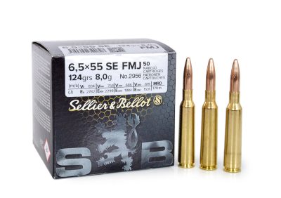 S&B 6.5x55 SE 8g FMJ