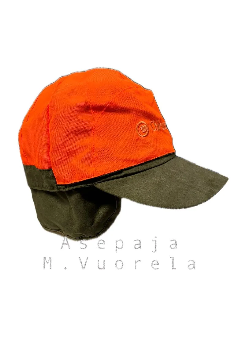 Lippalakki Chiruca, vihreä/oranssi, korvaläpät - Image 3