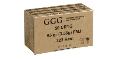 GGG .223 Rem 3.56g FMJ