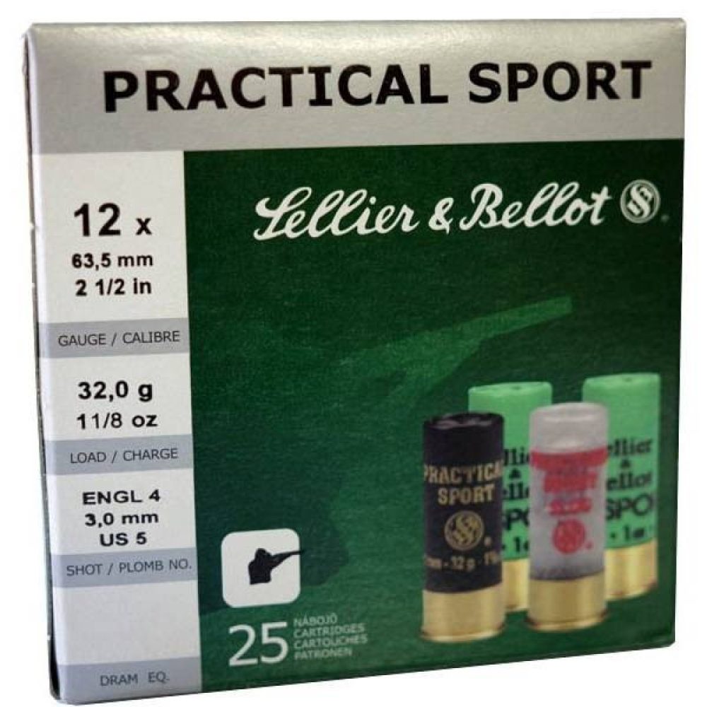 12/63,5 S&B Practical Sport 3mm 25kpl