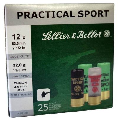 12/63,5 S&B Practical Sport 3mm 25kpl
