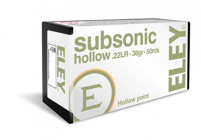 22LR Eley Subsonic Hollow point 50kpl