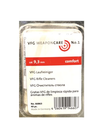 VFG 9,3mm Puhdistustulppa 40kpl