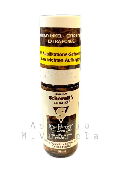 Tukkiöljy Scherell's Schaftol 50ml Erittäin Tumma