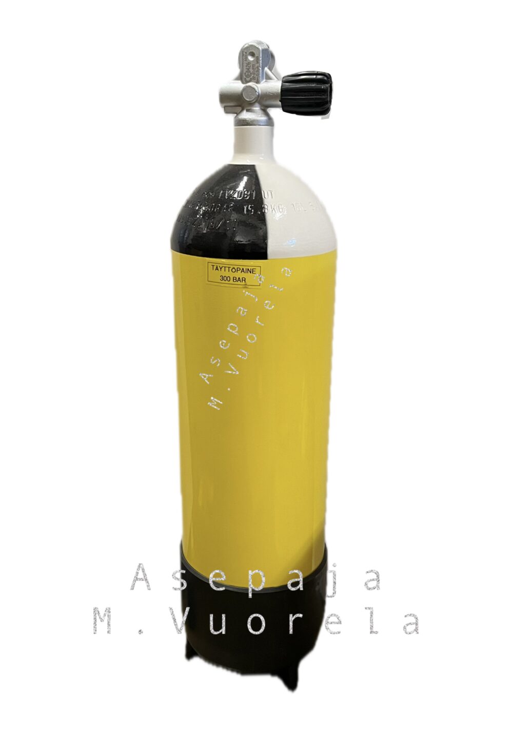 Painepullo 300 Bar 10l Ilma-ase ammuntaan