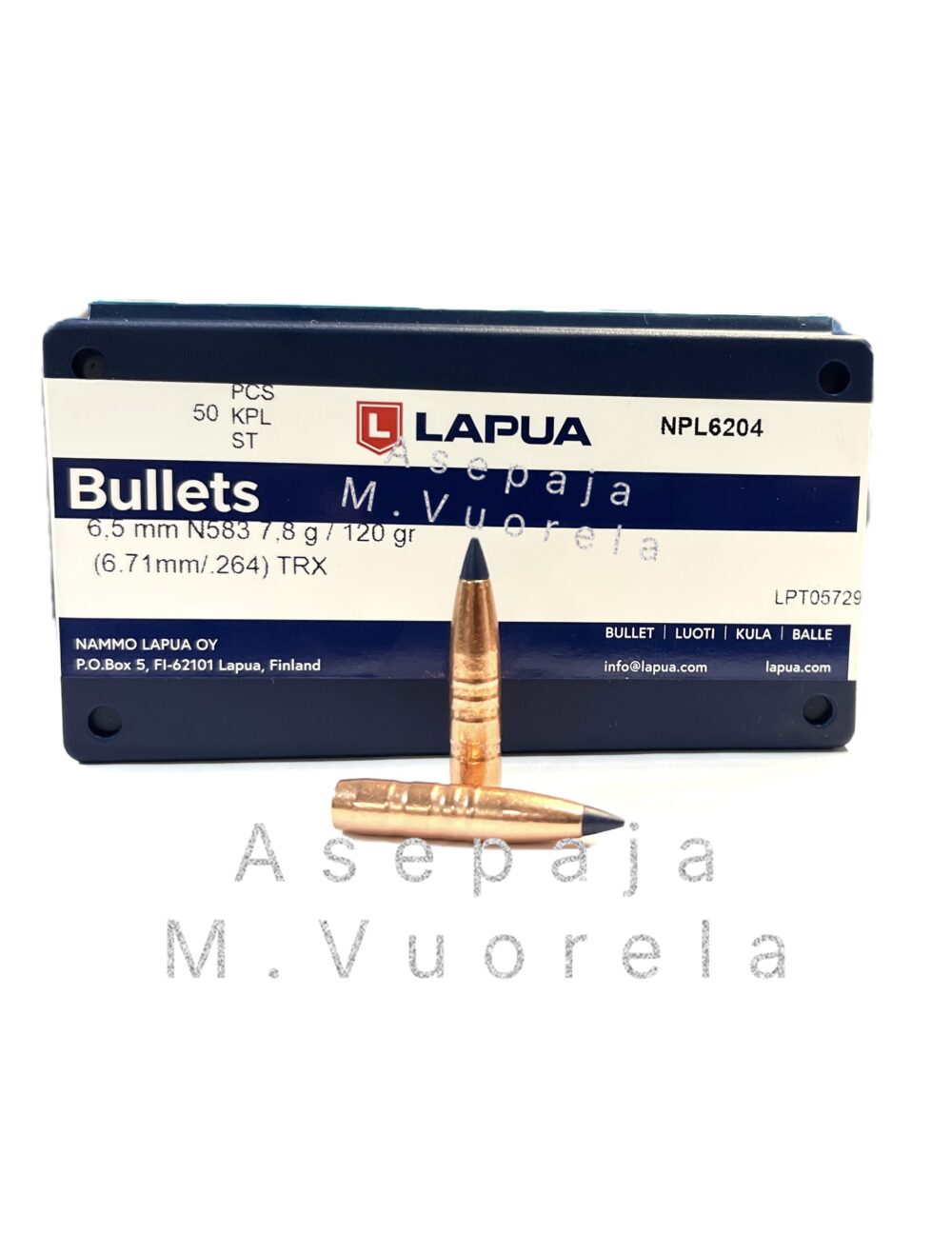 6,5mm Luoti, Lapua TRX 7,8g N583 - Image 3