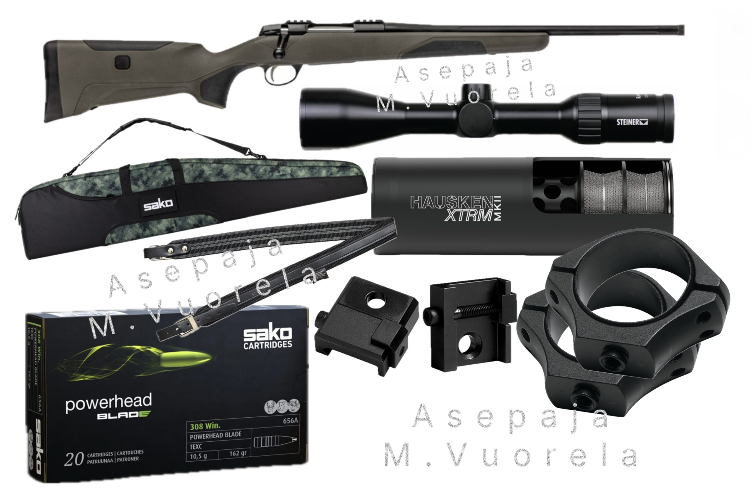Sako 90 Finnlight Black kivääripaketti