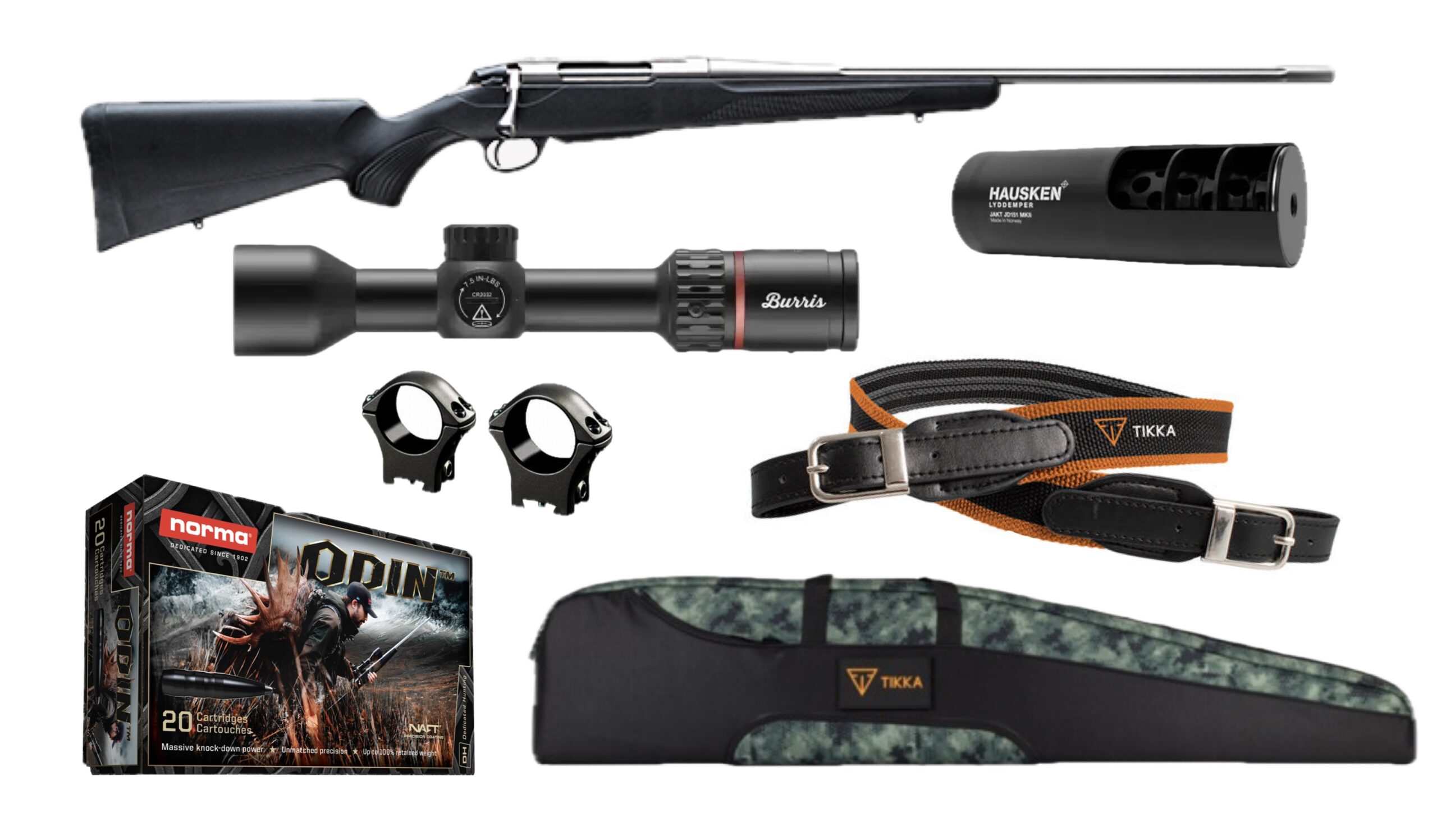 Tikka T3x Superlite Stainless Steel kivääripaketti
