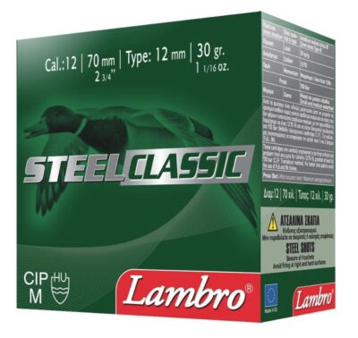 Lambro 12/70 Steel Classic 30 4, 3,25 mm, 30 g, teräs Messutarjous